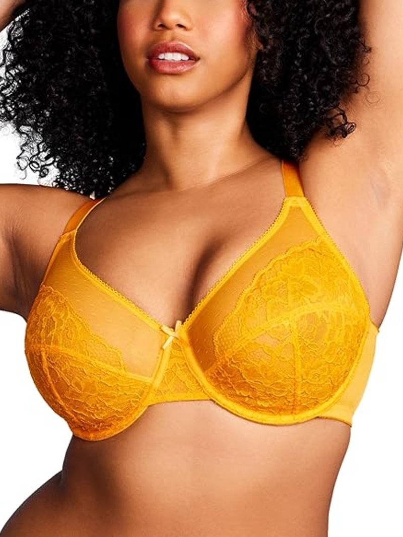 Minimizer Bras for Women Enchante Lace Underwire Bra for Heavy Breast | Full Coverage, Breathable in Summer, Plus Size, Supportive, Unlined, Lifting, Back Fat Smoothing, Offer Natural Shape, Soft